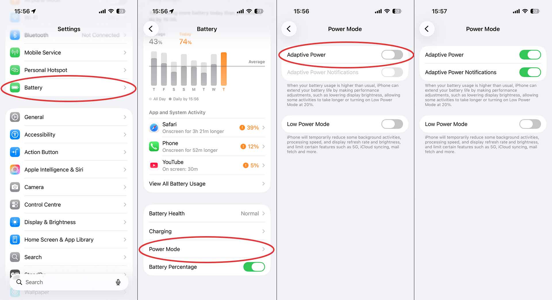 Adaptive Power в iOS 26: Интелигентното решение на Apple за по-дълъг живот на батерията