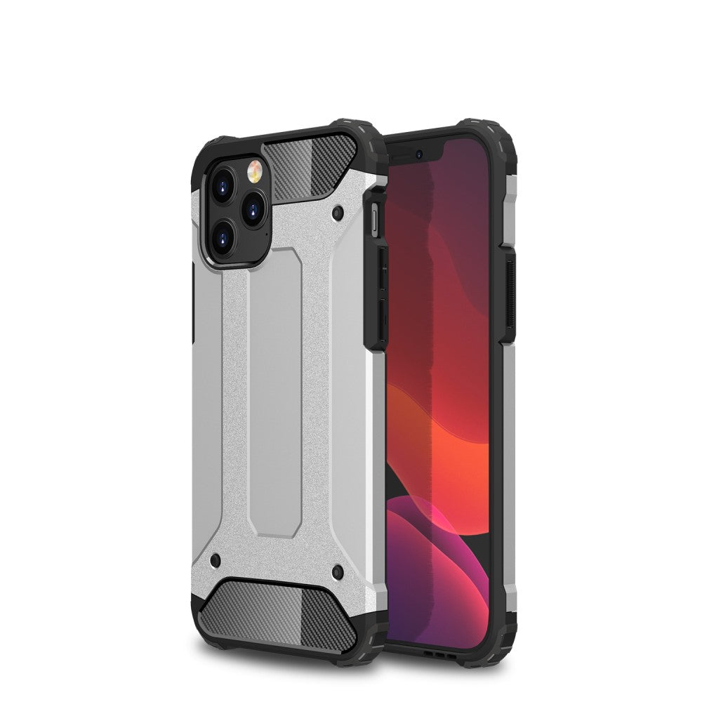 Силиконов, сребрист калъф - удароустойчив за iPhone 12 Pro Max