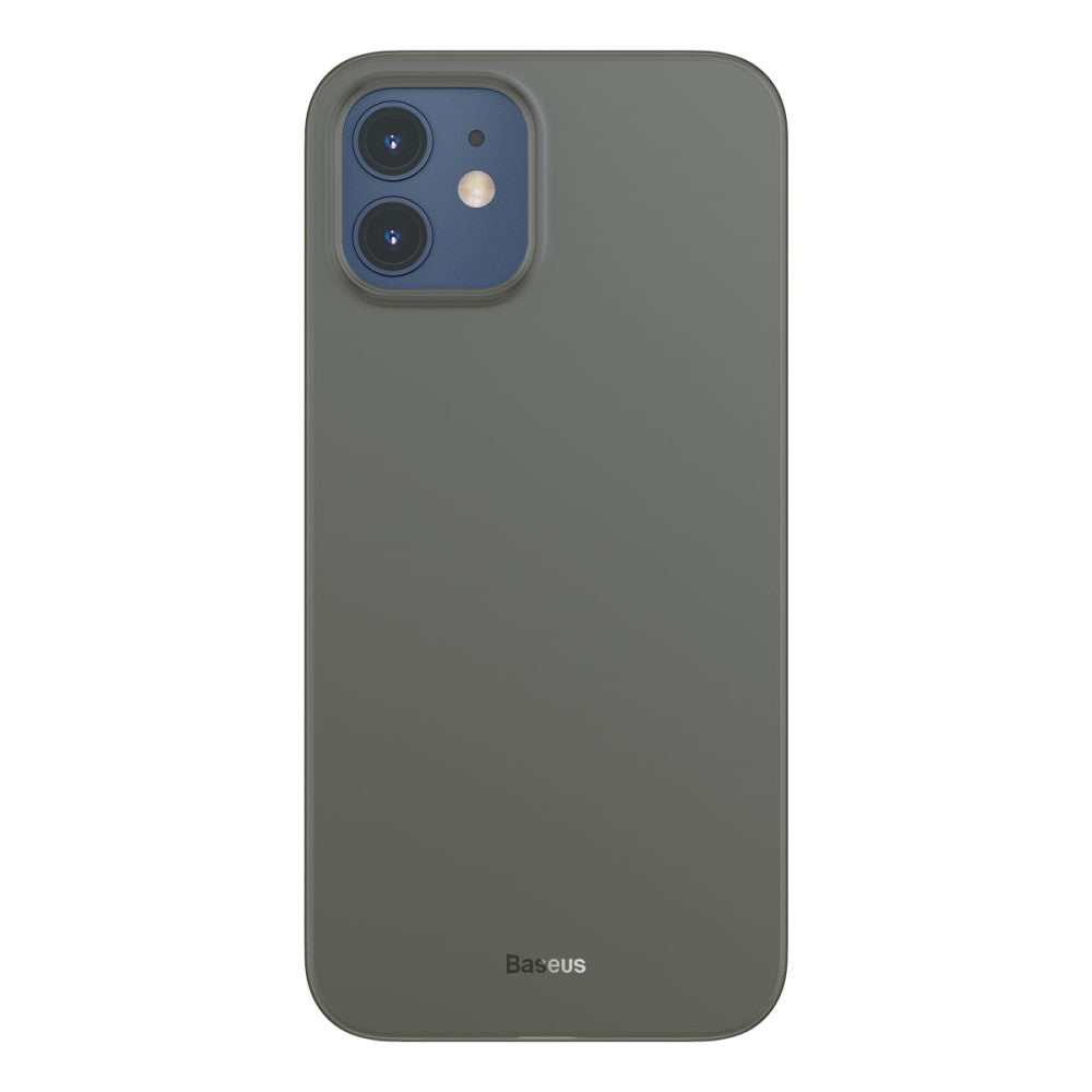 Пластмасов, черен панел - ултра тънък за iPhone 12 mini
