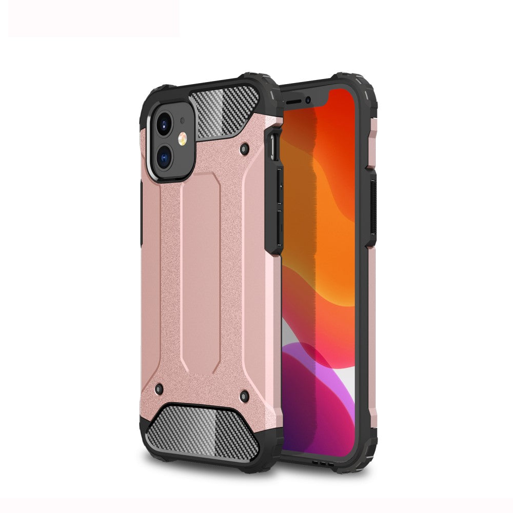 Силиконов, златист (rose gold) калъф - удароустойчив за iPhone 12 mini