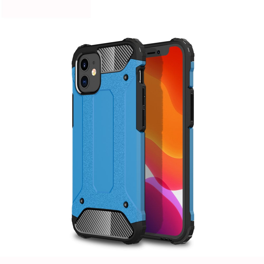 Силиконов, син калъф - удароустойчив за iPhone 12 mini