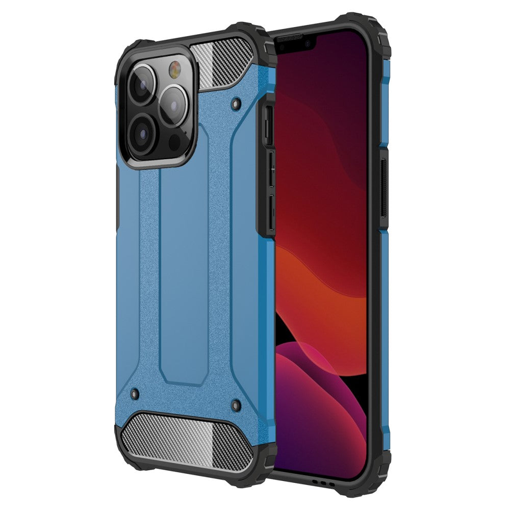 Силиконов, син калъф - удароустойчив за iPhone 13 Pro