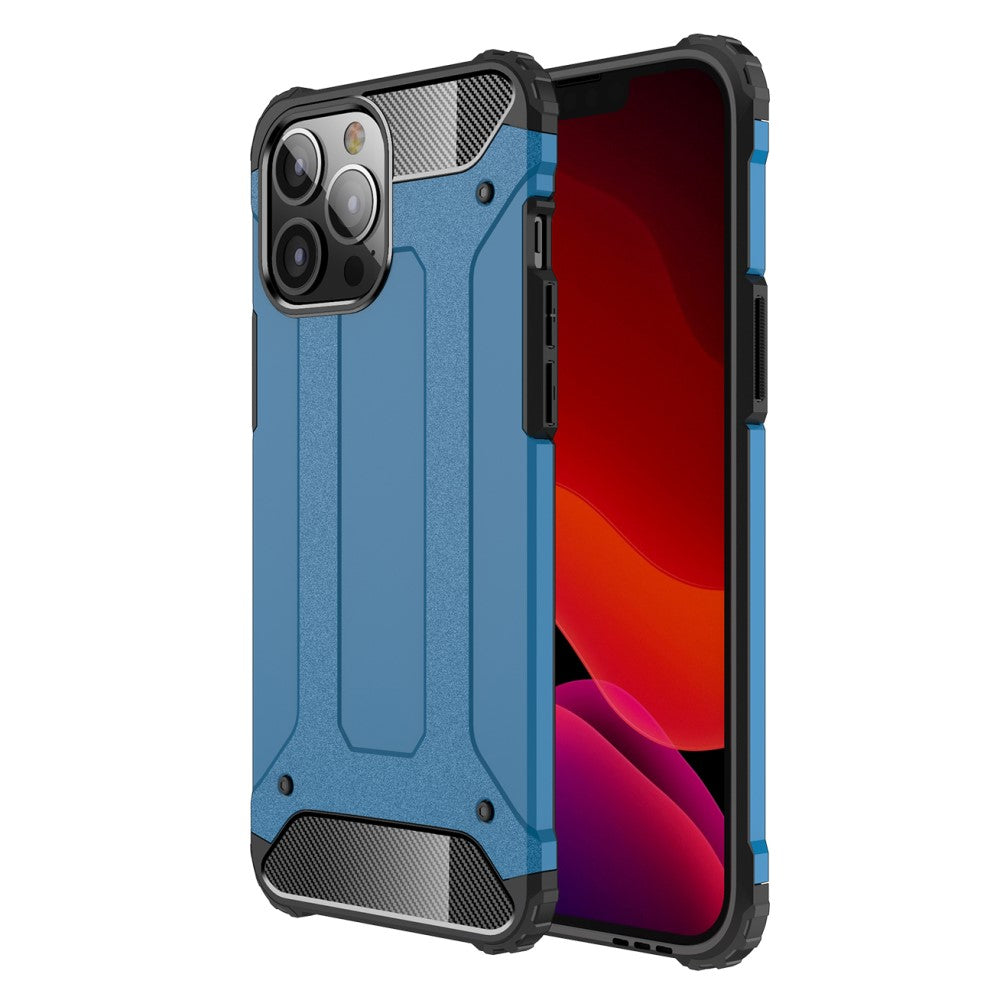 Силиконов, син калъф - удароустойчив за iPhone 13 Pro Max