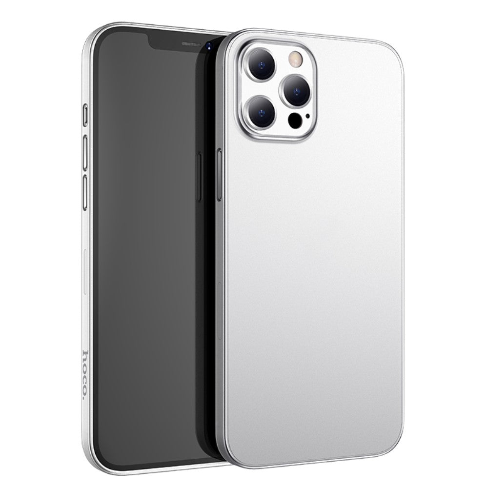 Пластмасов, бял кейс - ултра тънък за iPhone 13 Pro