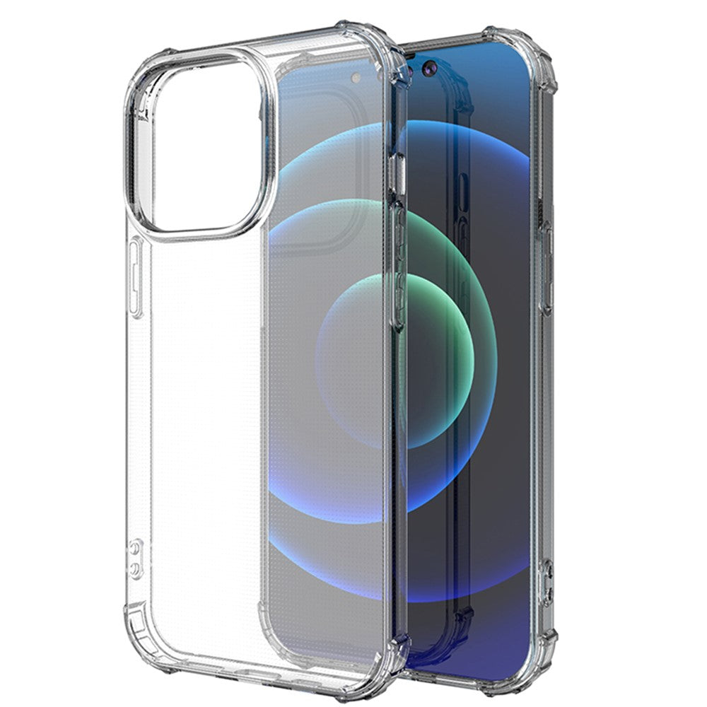 Силиконов, прозрачен калъф - тънък, удароустойчив за iPhone 13 Pro Max