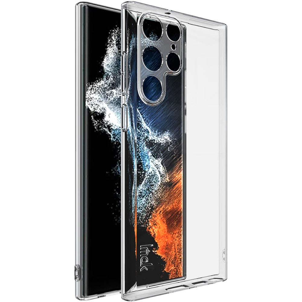 Силиконов, прозрачен калъф - тънък за Samsung Galaxy S22 Ultra