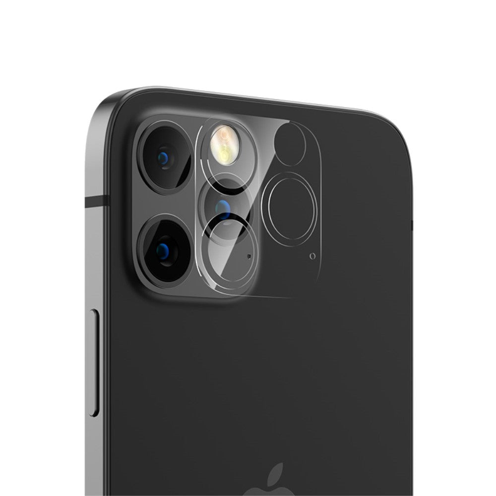 Стъклен, защитен протектор за камера - ултра тънък, 2 броя за iPhone 12 Pro