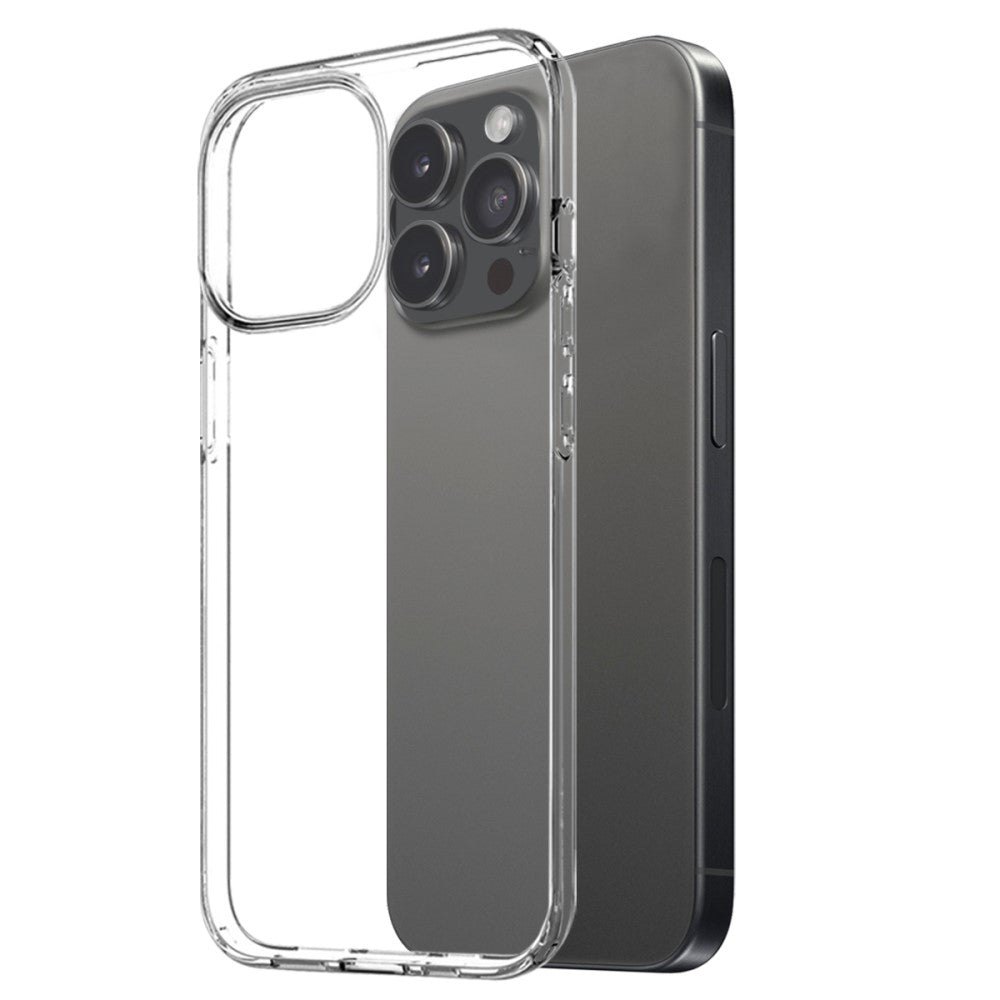 Комплект 3 в 1 - тънък кейс, стъклен протектор за дисплей и за камера за iPhone 16 Pro Max