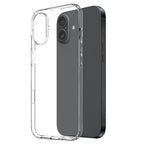 Комплект 3 в 1 - тънък кейс, стъклен протектор за дисплей и за камера за iPhone 16 Plus