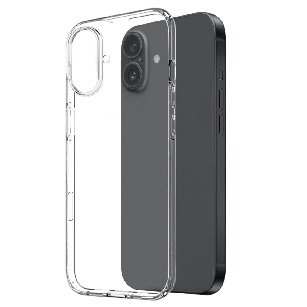 Комплект 3 в 1 - тънък кейс, стъклен протектор за дисплей и за камера за iPhone 16