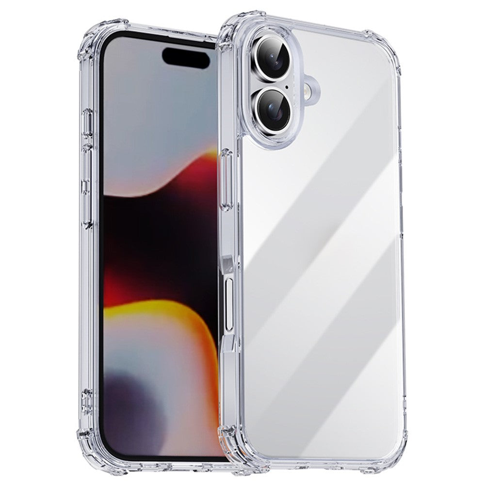 Силиконов, прозрачен калъф - тънък, удароустойчив за iPhone 16