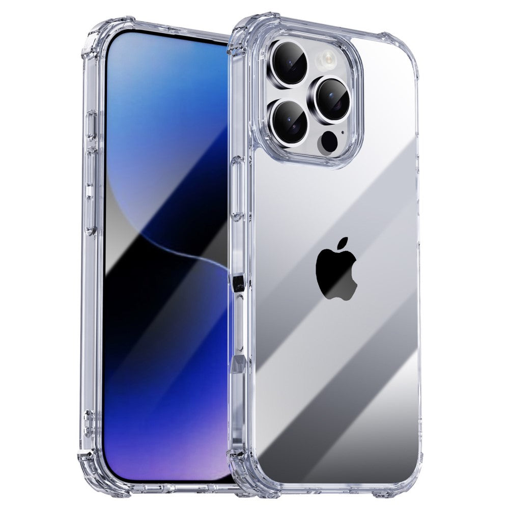 Силиконов, прозрачен калъф - тънък, удароустойчив за iPhone 16 Pro