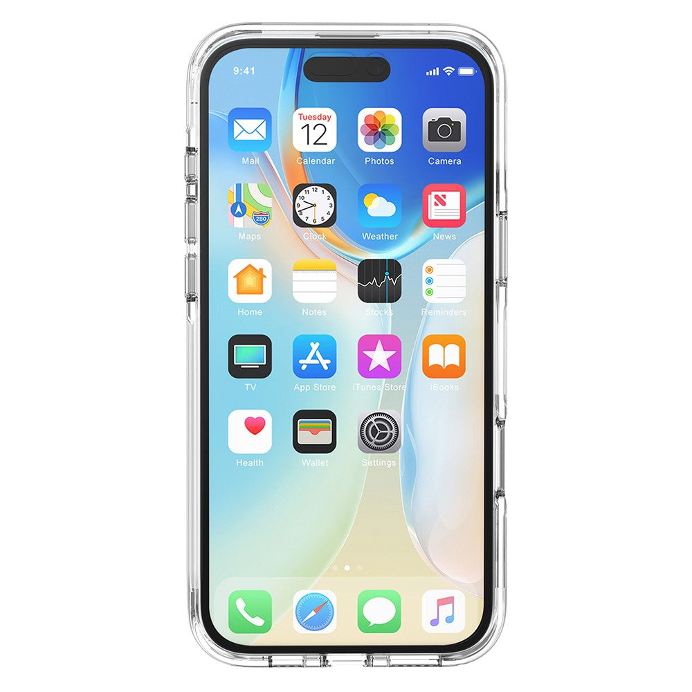 Силиконов, прозрачен калъф - тънък за iPhone 16