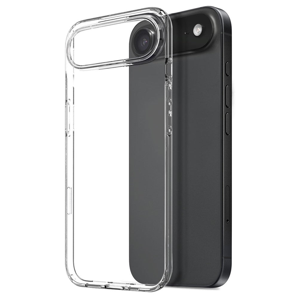 Комплект 3 в 1 за iPhone 17 Air - тънък кейс, стъклен протектор за дисплей и за камера