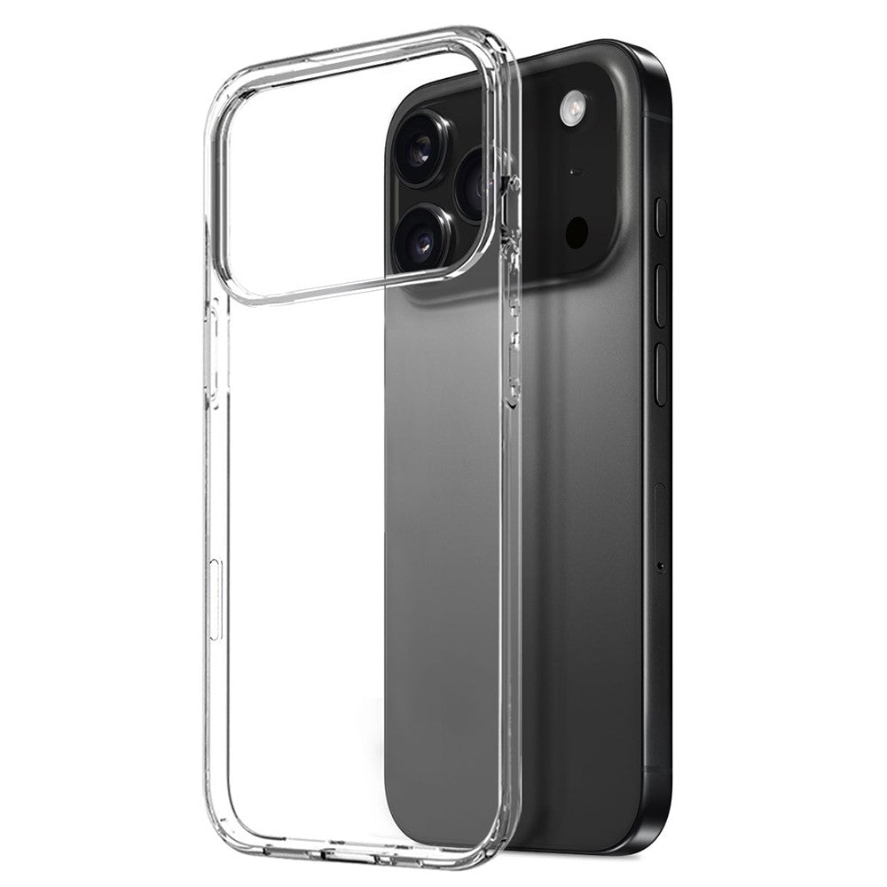 Комплект 3 в 1 за iPhone 17 Pro Max - тънък кейс, стъклен протектор за дисплей и за камера