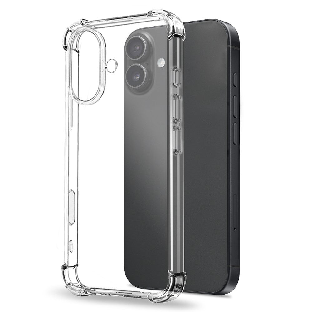 Комплект 3 в 1 за iPhone 17 - удароустойчив кейс, стъклен протектор за дисплей и за камера