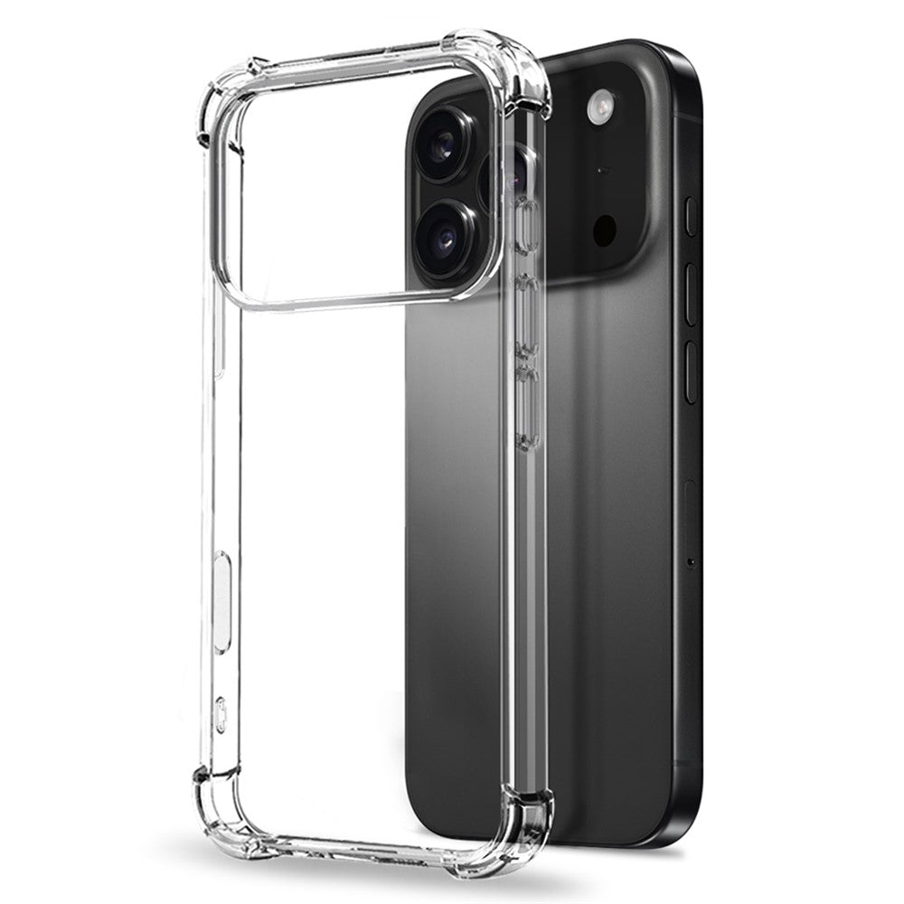 Комплект 3 в 1 за iPhone 17 Pro Max - удароустойчив кейс, стъклен протектор за дисплей и за камера
