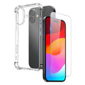 Комплект 2 в 1 за iPhone 17 - удароустойчив кейс, и стъклен протектор за дисплей