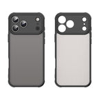 Силиконов, черен кейс за iPhone 17 Pro Max - удароустойчив, полупрозрачен гръб