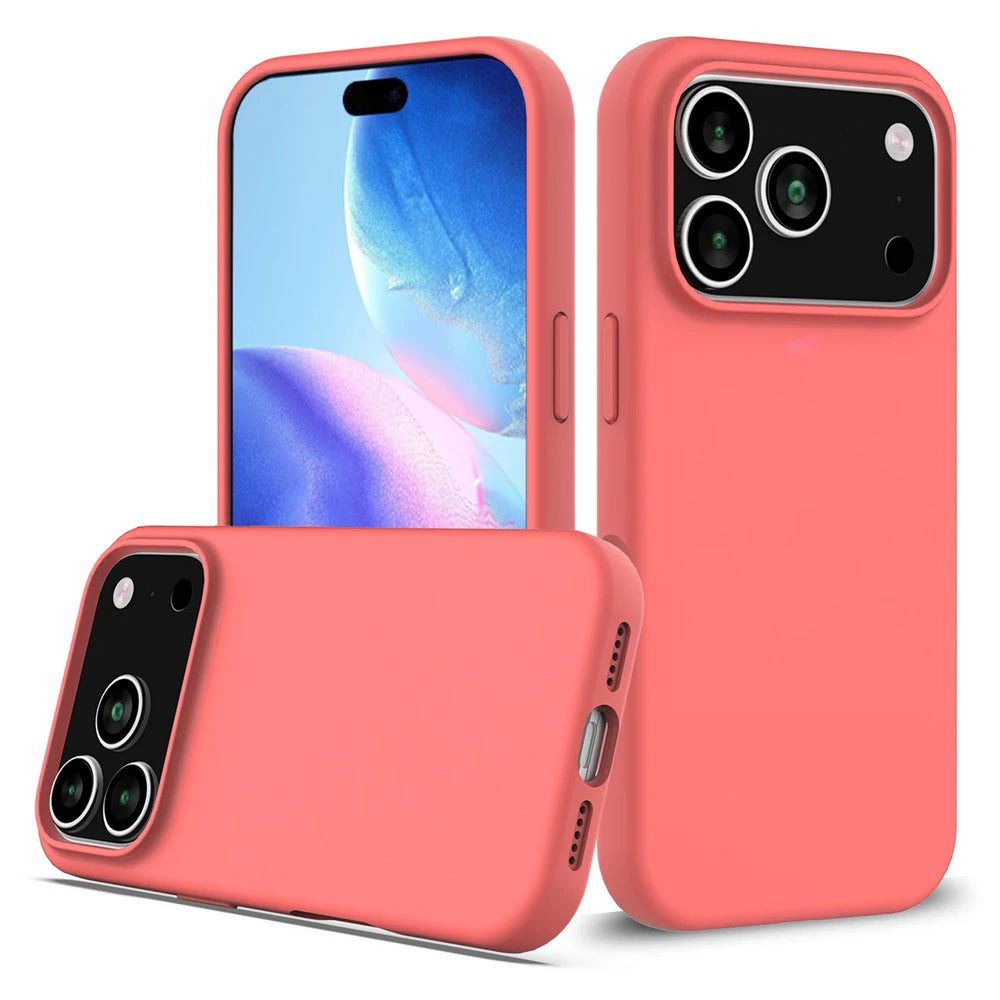 Силиконов, розов кейс за iPhone 18 Pro Max / 17 Pro Max - поддържа MagSafe