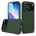 Силиконов, зелен кейс за iPhone 18 Pro Max / 17 Pro Max - поддържа MagSafe