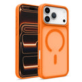 Кейс за iPhone 17 Pro Max, с MagSafe, Skin-Touch покритие - оранжев