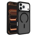 Кейс за iPhone 17 Pro Max, с MagSafe, Skin-Touch покритие - черен