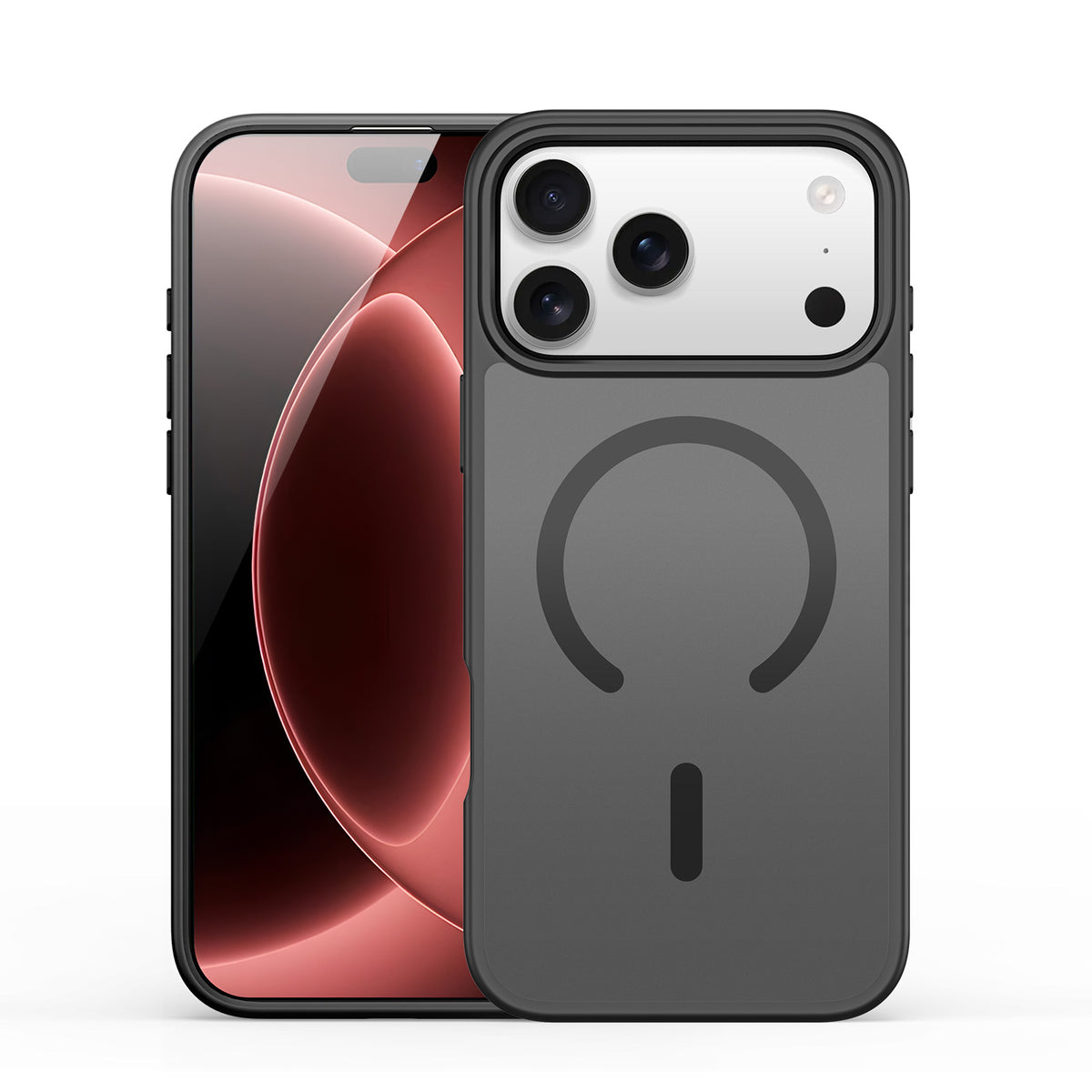 Кейс за iPhone 18 Pro, с MagSafe, Skin-Touch покритие - черен