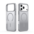 Кейс за iPhone 18 Pro, с MagSafe, Skin-Touch покритие - сив