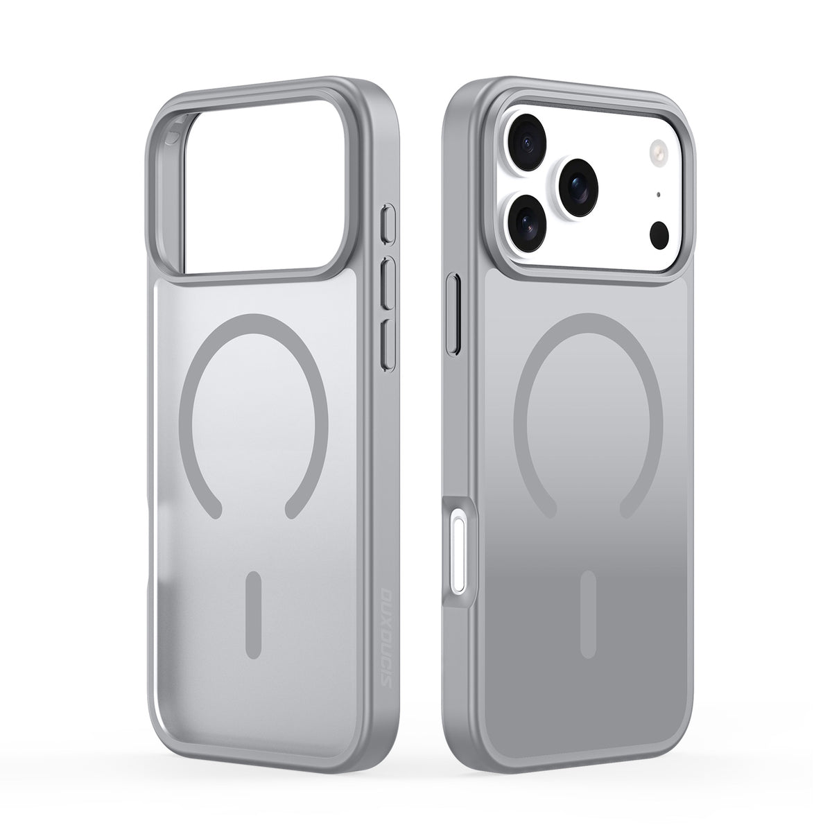 Кейс за iPhone 18 Pro, с MagSafe, Skin-Touch покритие - сив