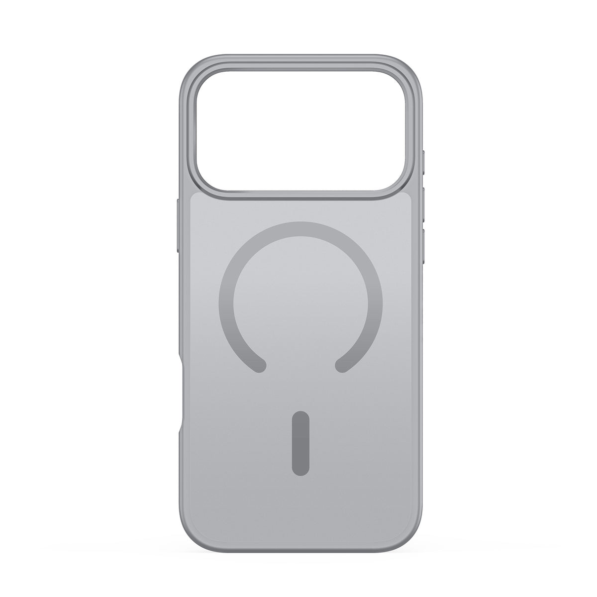 Кейс за iPhone 18 Pro, с MagSafe, Skin-Touch покритие - сив