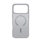 Кейс за iPhone 18 Pro Max, с MagSafe, Skin-Touch покритие - сив