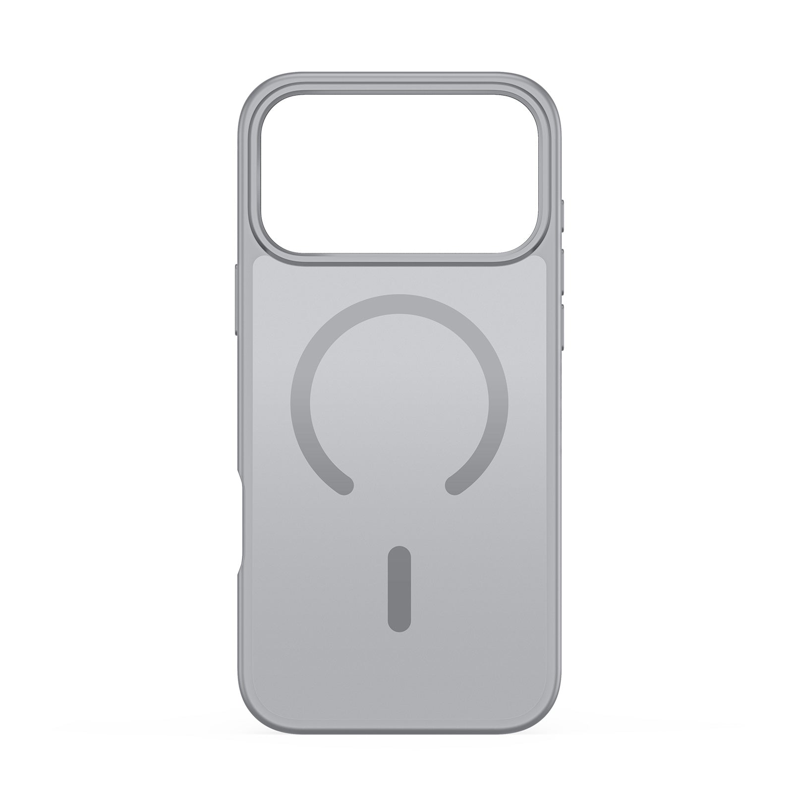 Кейс за iPhone 18 Pro Max, с MagSafe, Skin-Touch покритие - сив