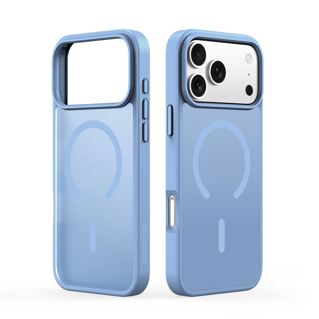 Кейс за iPhone 18 Pro, с MagSafe, Skin-Touch покритие - светлосин