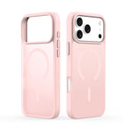 Кейс за iPhone 18 Pro, с MagSafe, Skin-Touch покритие - светлорозов