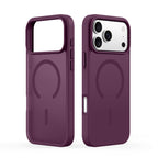 Кейс за iPhone 18 Pro, с MagSafe, Skin-Touch покритие - Dark Cherry