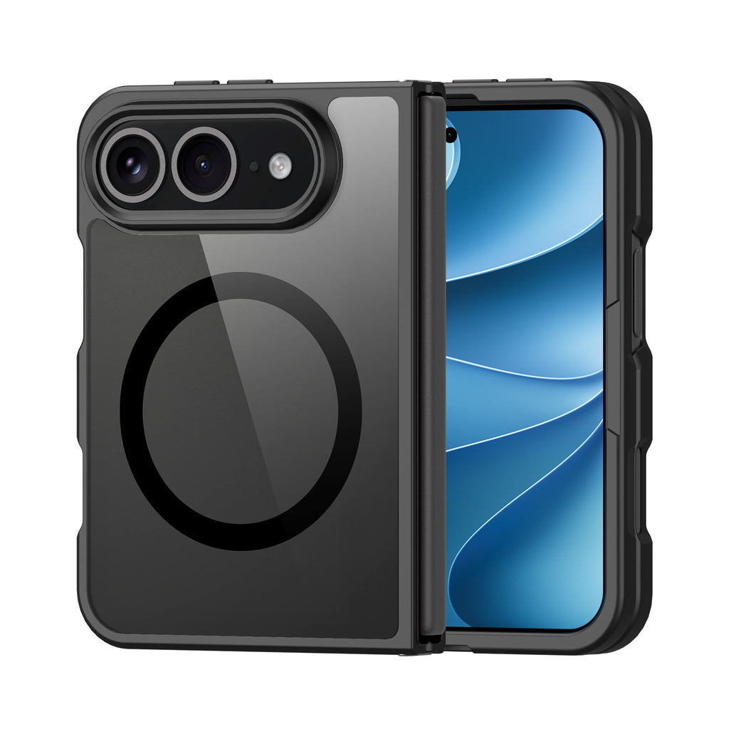 Кейс за iPhone Ultra, с MagSafe, Skin-Touch покритие - черен