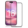 Стъклен протектор за дисплей - пълно покритие за iPhone 16