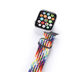 Плетена каишка за Apple Watch 41мм / 40мм / 38мм - многоцветна