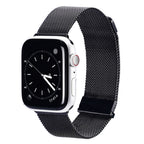 Верижка Миланезе, от неръждаема стомана за Apple Watch 45мм / 44мм / 42мм - черна