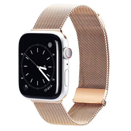 Верижка Миланезе, от неръждаема стомана за Apple Watch 45мм / 44мм / 42мм - златиста