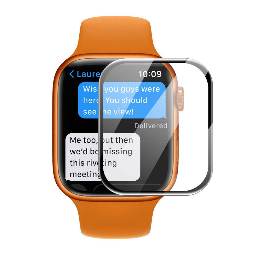 Стъклен, защитен протектор за дисплей, с пълно покритие за Apple Watch 41мм