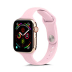 Силиконова каишка за Apple Watch 45мм / 44мм / 42мм, размер S - розова