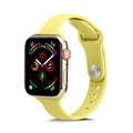 Силиконова каишка за Apple Watch 45мм / 44мм / 42мм, размер S - жълта