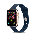 Силиконова каишка за Apple Watch 45мм / 44мм / 42мм, размер S - синя