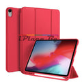 Кожен, червен калъф - стойка за iPad Pro 11-inch