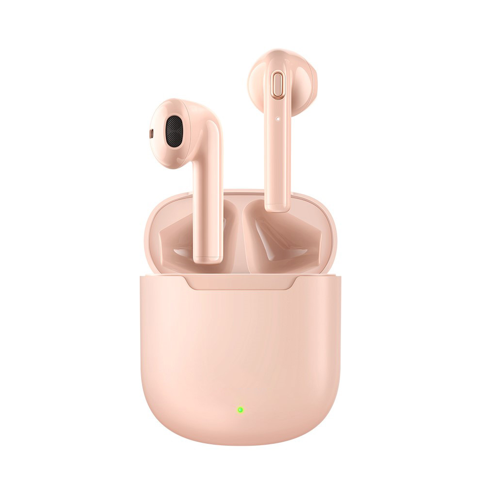 Пластмасови, розови, безжични, стерео слушалки, водоустойчиви – 2 броя, с кутийка
