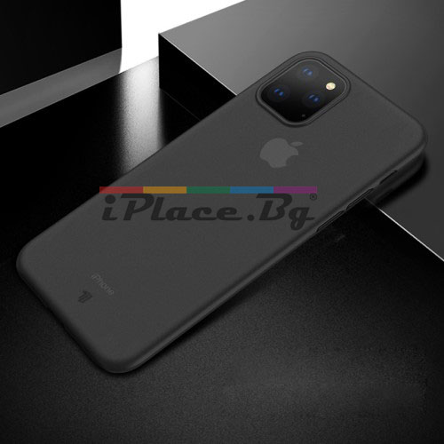 Пластмасов, черен панел – ултра тънък за iPhone 11 Pro Max